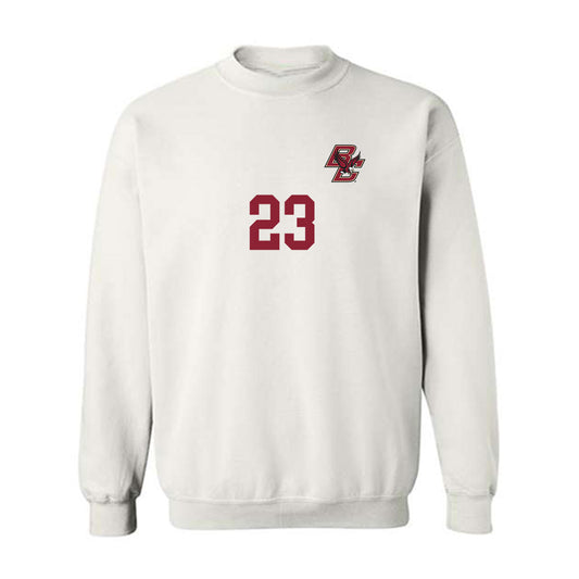 Boston College - NCAA Men's Soccer : Jack Burkhardt - Replica Shersey Crewneck Sweatshirt-0