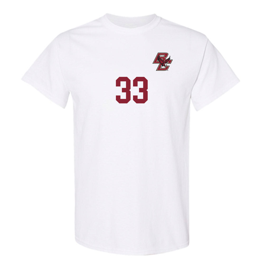 Boston College - NCAA Women's Soccer : Faith Fenwick - Replica Shersey T-Shirt-0