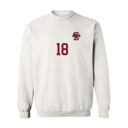 Boston College - NCAA Women's Soccer : Sienna Ward - Replica Shersey Crewneck Sweatshirt-0