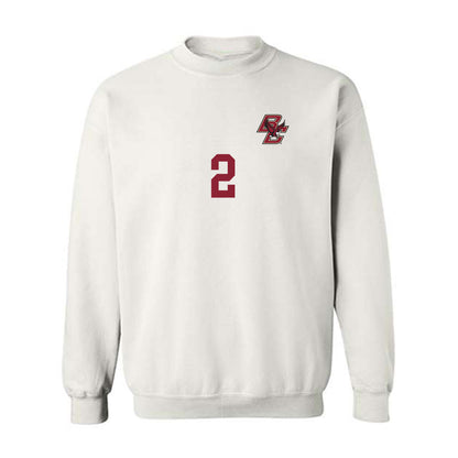 Boston College - NCAA Men's Soccer : Patrick Reddy - Replica Shersey Crewneck Sweatshirt