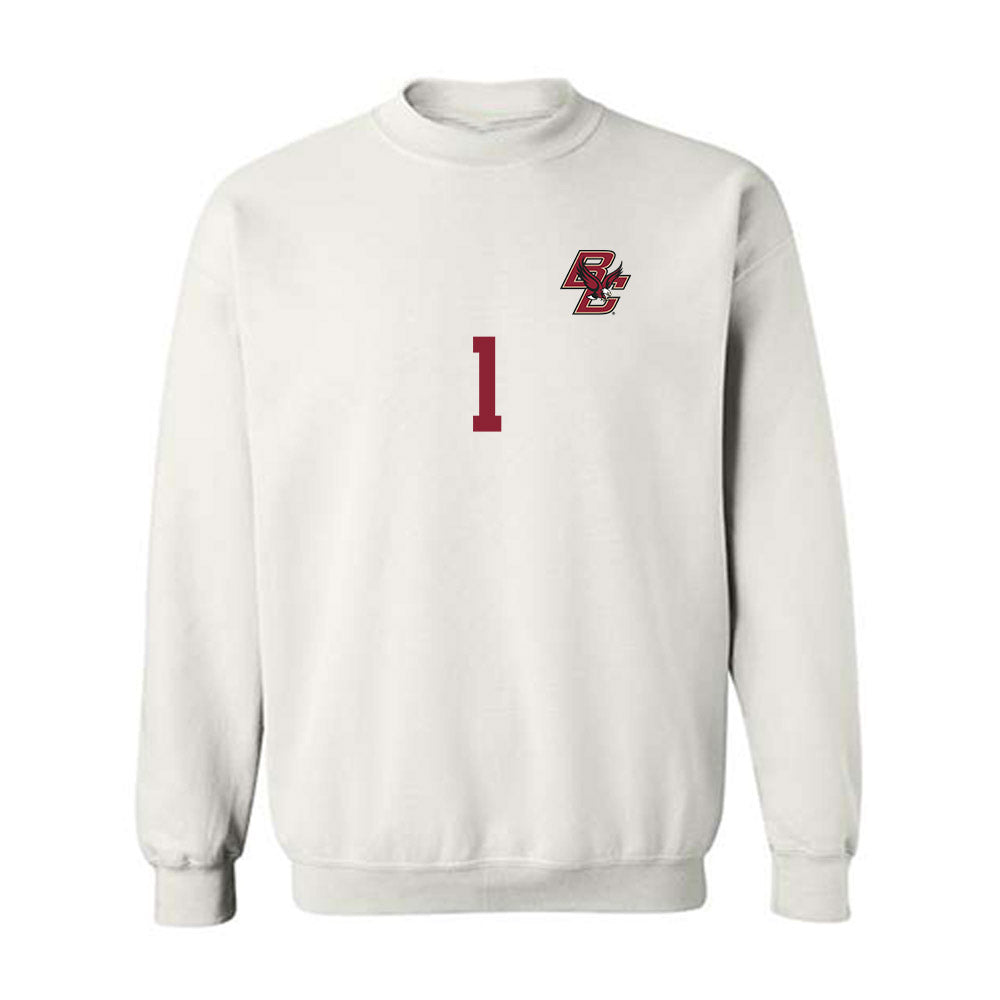 Boston College - NCAA Women's Soccer : Olivia Shippee - Replica Shersey Crewneck Sweatshirt-0
