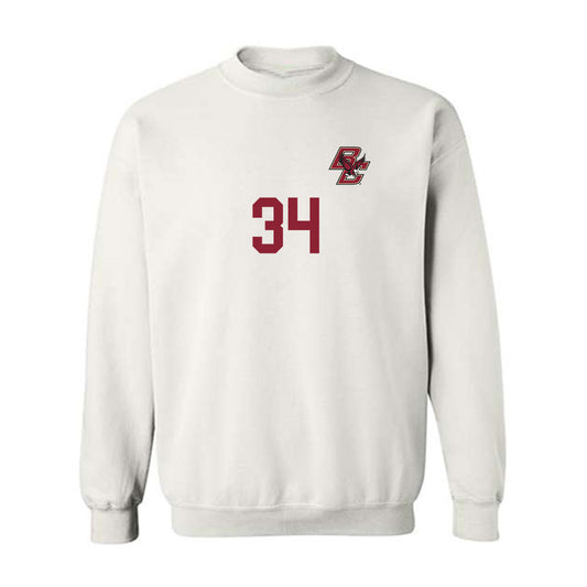 Boston College - NCAA Women's Soccer : Maya Cheeseboro - Replica Shersey Crewneck Sweatshirt