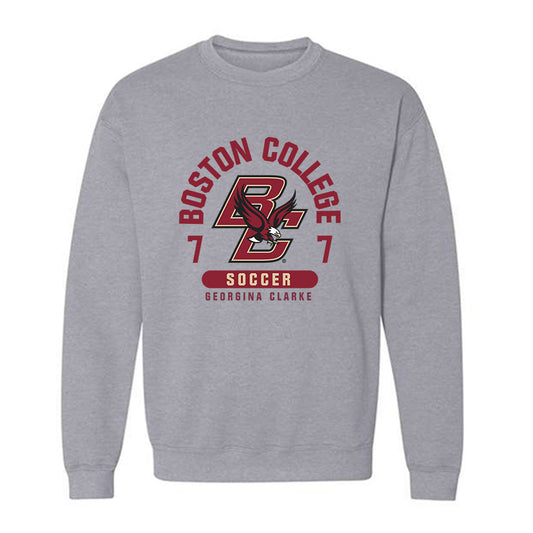 Boston College - NCAA Women's Soccer : Georgina Clarke - Classic Fashion Shersey Crewneck Sweatshirt