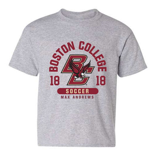 Boston College - NCAA Men's Soccer : Max Andrews - Classic Fashion Shersey Youth T-Shirt