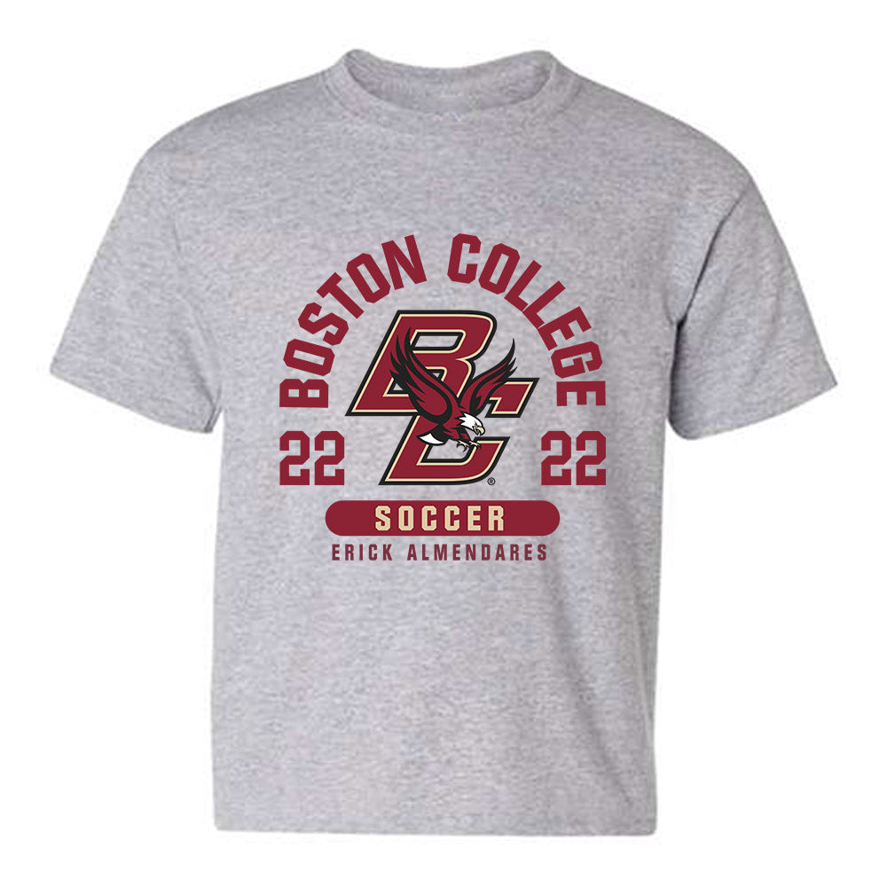 Boston College - NCAA Men's Soccer : Erick Almendares - Classic Fashion Shersey Youth T-Shirt-0