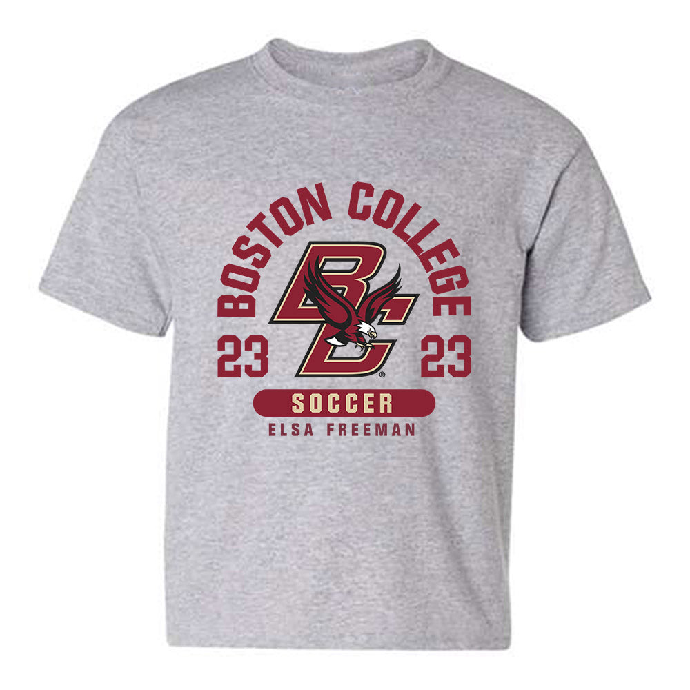 Boston College - NCAA Women's Soccer : Elsa Freeman - Classic Fashion Shersey Youth T-Shirt-0