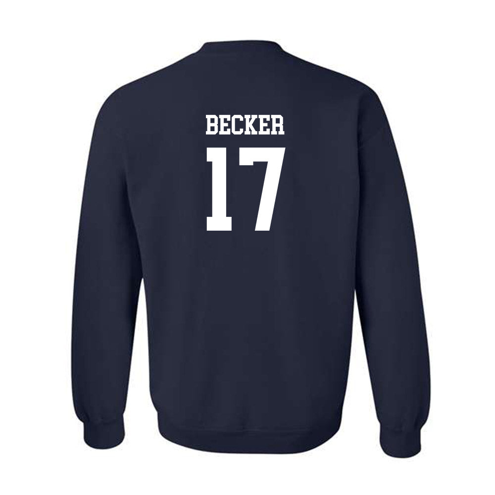 Drake - NCAA Women's Basketball : Anna Becker - Generic Shersey Crewneck Sweatshirt-1