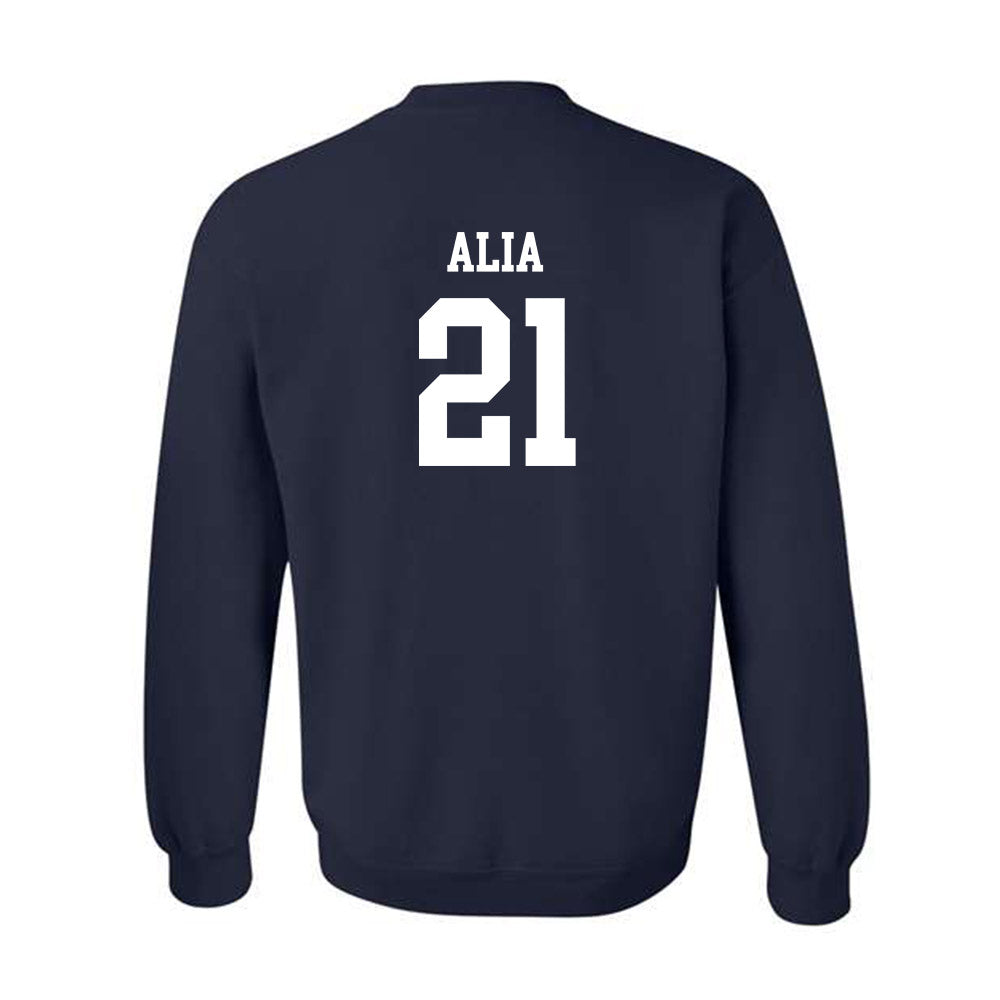 Drake - NCAA Men's Basketball : Andrew Alia - Generic Shersey Crewneck Sweatshirt-1