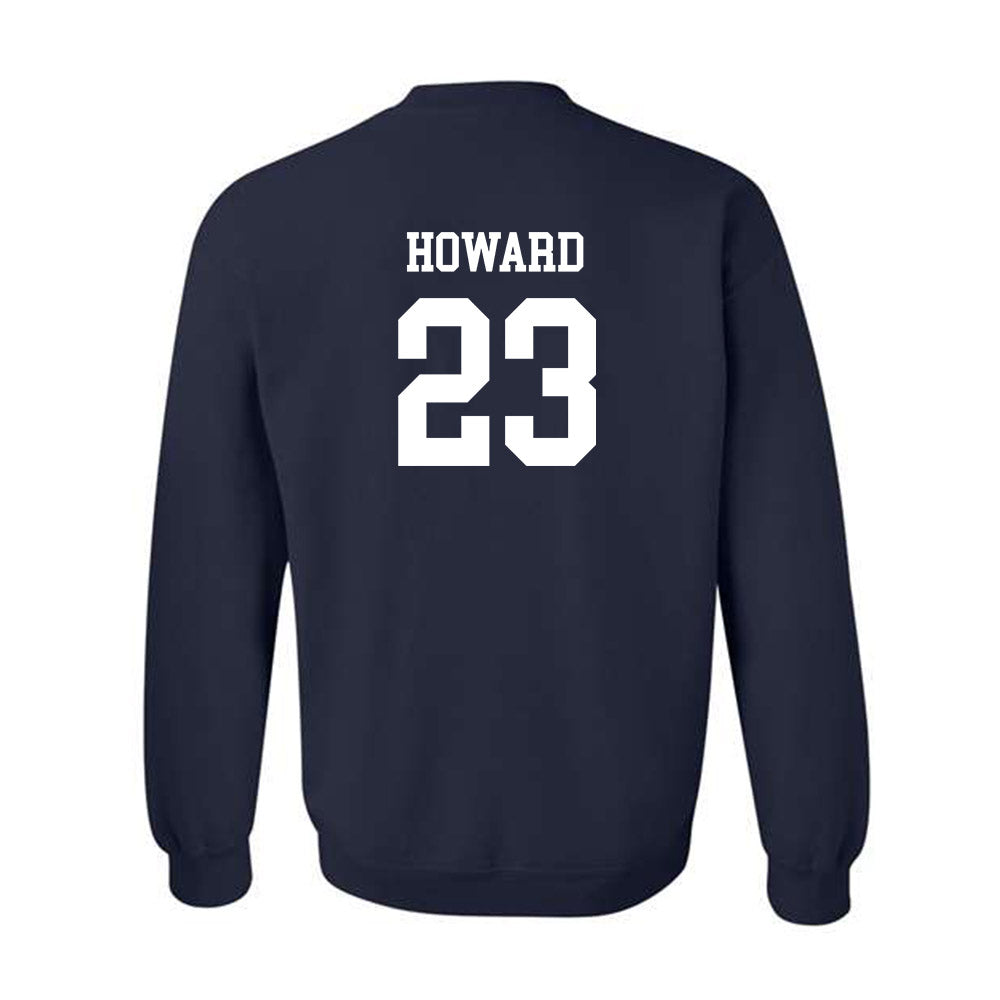 Drake - NCAA Men's Basketball : Isaia Howard - Generic Shersey Crewneck Sweatshirt-1