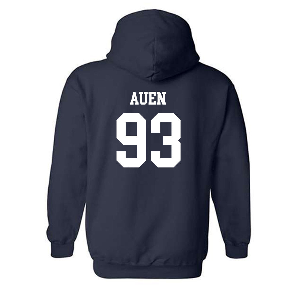 Drake - NCAA Football : Jacob Auen - Generic Shersey Hooded Sweatshirt-1