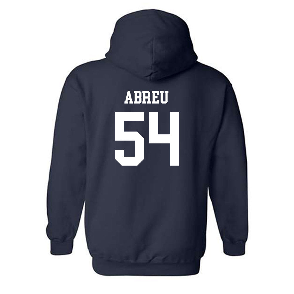 Drake - NCAA Men's Basketball : Daniel Abreu - Generic Shersey Hooded Sweatshirt-1