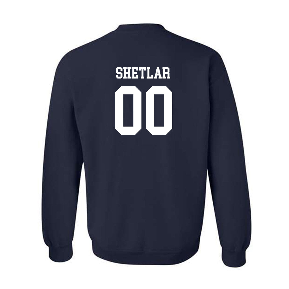 Drake - NCAA Men's Basketball : Eli Shetlar - Generic Shersey Crewneck Sweatshirt-1