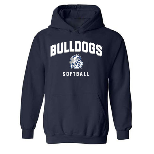 Drake - NCAA Softball : Kiley Kindelspire - Generic Shersey Hooded Sweatshirt-0