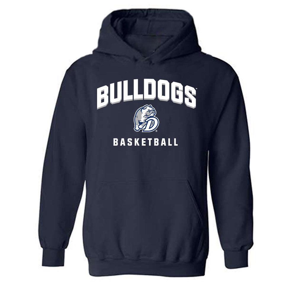 Drake - NCAA Men's Basketball : Owen Larson - Generic Shersey Hooded Sweatshirt-0