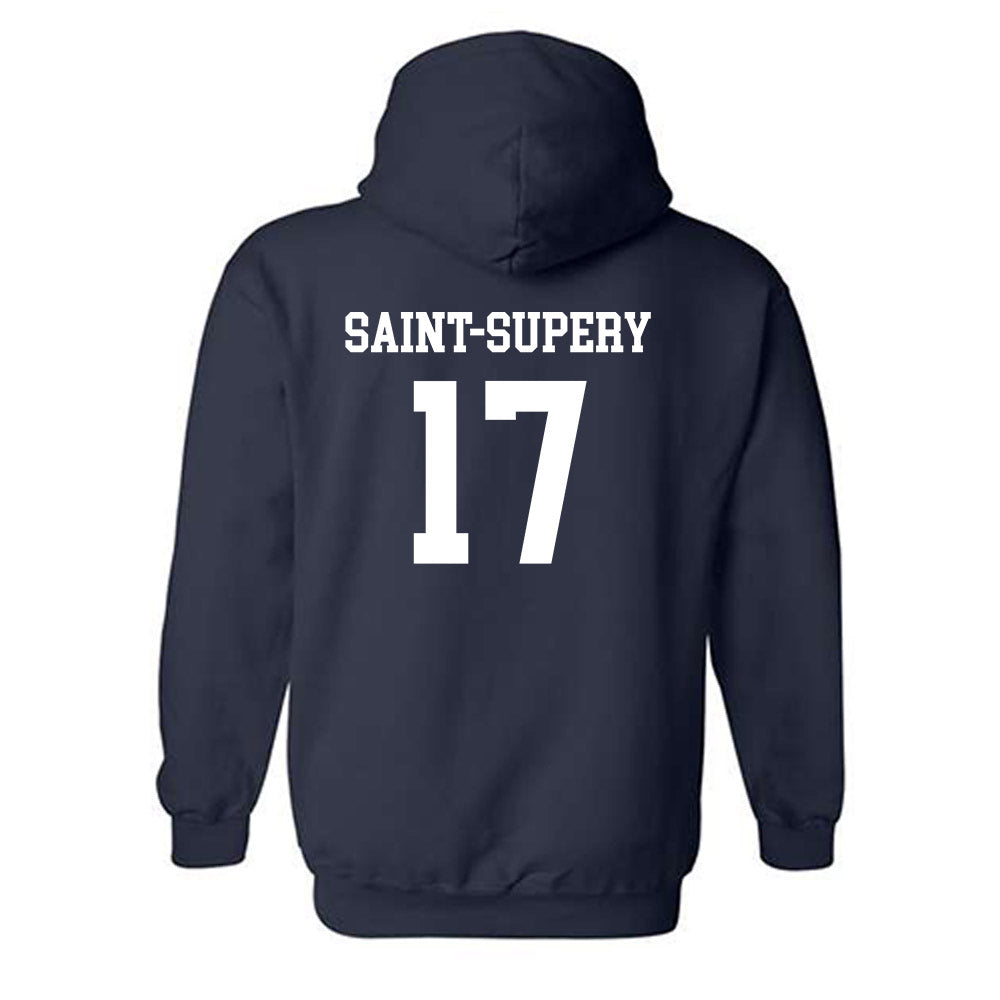 Gonzaga - NCAA Men's Basketball : Mario Saint-Supery - Classic Shersey Hooded Sweatshirt-1