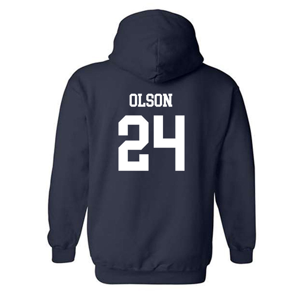 Gonzaga - NCAA Men's Soccer : Morgan Olson - Classic Shersey Hooded Sweatshirt-1