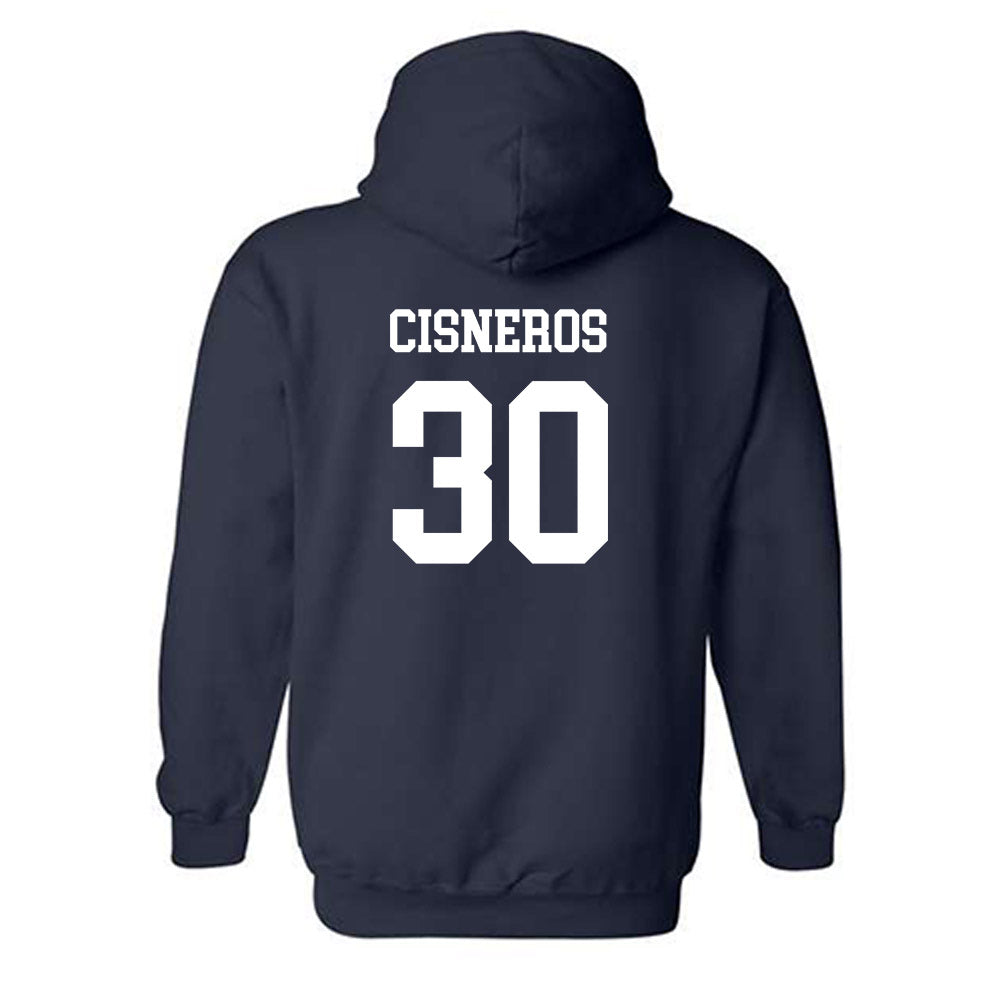 Gonzaga - NCAA Baseball : Andrew Cisneros - Classic Shersey Hooded Sweatshirt-1