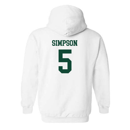 Hawaii - NCAA Women's Soccer : Riley Simpson - Replica Shersey Hooded Sweatshirt