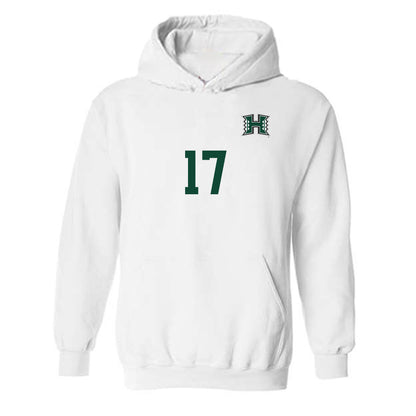 Hawaii - NCAA Women's Soccer : Piper Bertani - Replica Shersey Hooded Sweatshirt-0