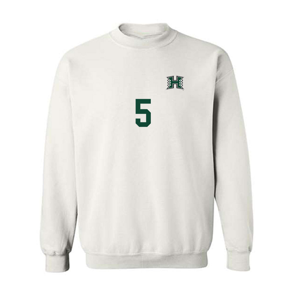 Hawaii - NCAA Women's Soccer : Riley Simpson - Replica Shersey Crewneck Sweatshirt-0