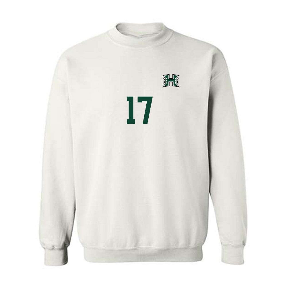 Hawaii - NCAA Women's Soccer : Piper Bertani - Replica Shersey Crewneck Sweatshirt-0