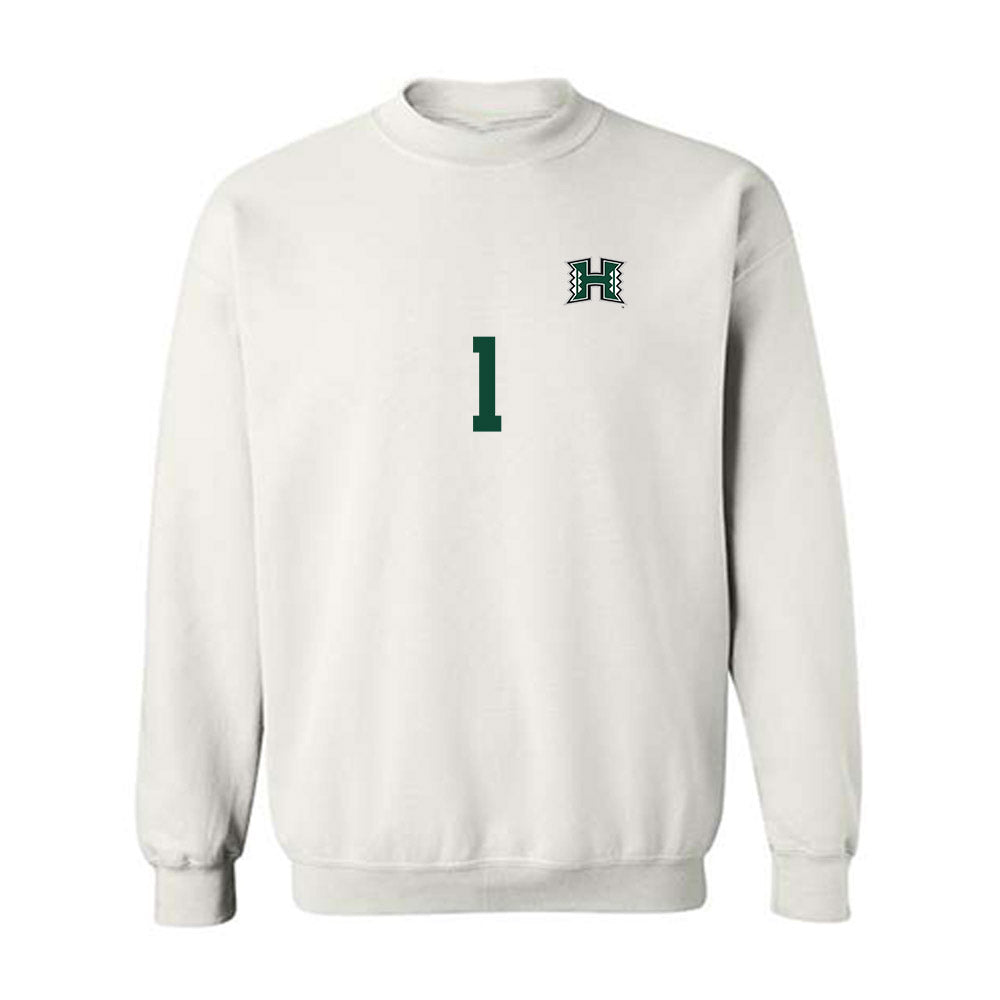 Hawaii - NCAA Women's Soccer : Kennedy Justin - Replica Shersey Crewneck Sweatshirt