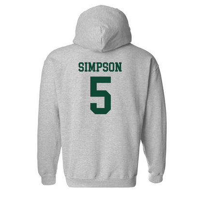 Hawaii - NCAA Women's Soccer : Riley Simpson - Classic Shersey Hooded Sweatshirt-1