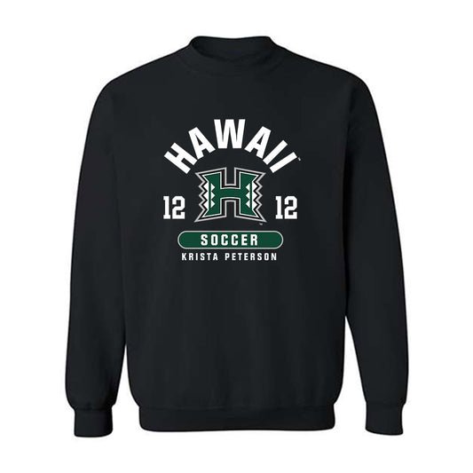 Hawaii - NCAA Women's Soccer : Krista Peterson - Classic Fashion Shersey Crewneck Sweatshirt-0