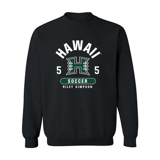 Hawaii - NCAA Women's Soccer : Riley Simpson - Classic Fashion Shersey Crewneck Sweatshirt-0