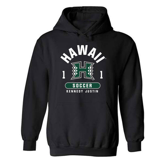 Hawaii - NCAA Women's Soccer : Kennedy Justin - Classic Fashion Shersey Hooded Sweatshirt-0