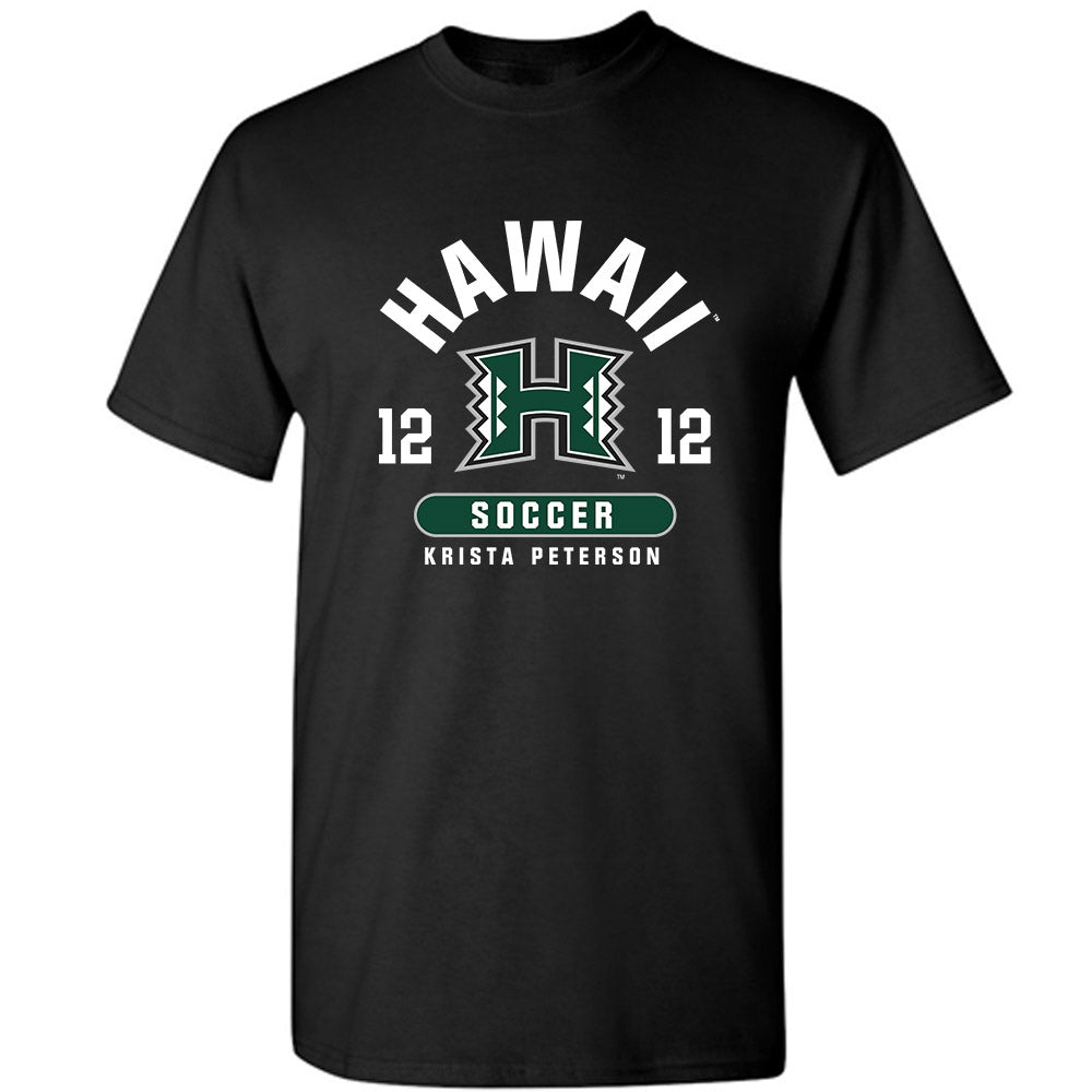 Hawaii - NCAA Women's Soccer : Krista Peterson - Classic Fashion Shersey T-Shirt-0