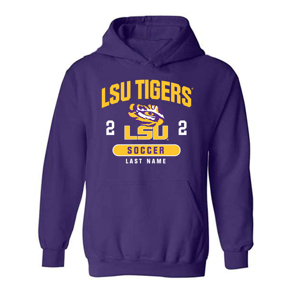 LSU - NCAA Women's Soccer : Alicia Riggins - Classic Fashion Shersey Hooded Sweatshirt