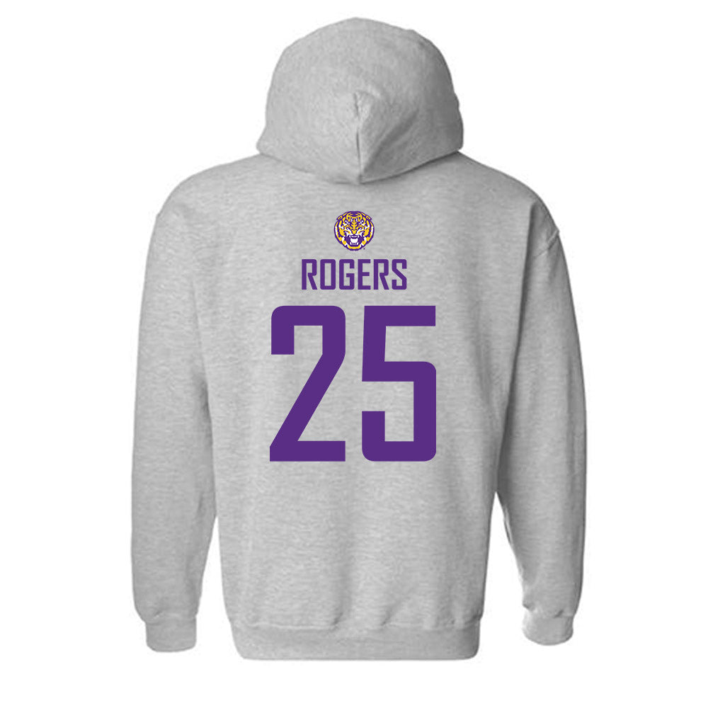 LSU - NCAA Women's Soccer : Senai Rogers - Generic Shersey Hooded Sweatshirt-1