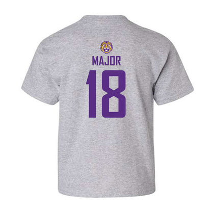 LSU - NCAA Women's Soccer : Kelsey Major - Generic Shersey Youth T-Shirt-1