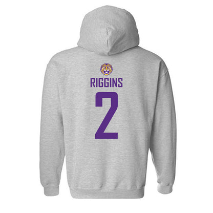 LSU - NCAA Women's Soccer : Alicia Riggins - Generic Shersey Hooded Sweatshirt