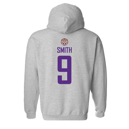LSU - NCAA Women's Soccer : Amy Smith - Generic Shersey Hooded Sweatshirt-1