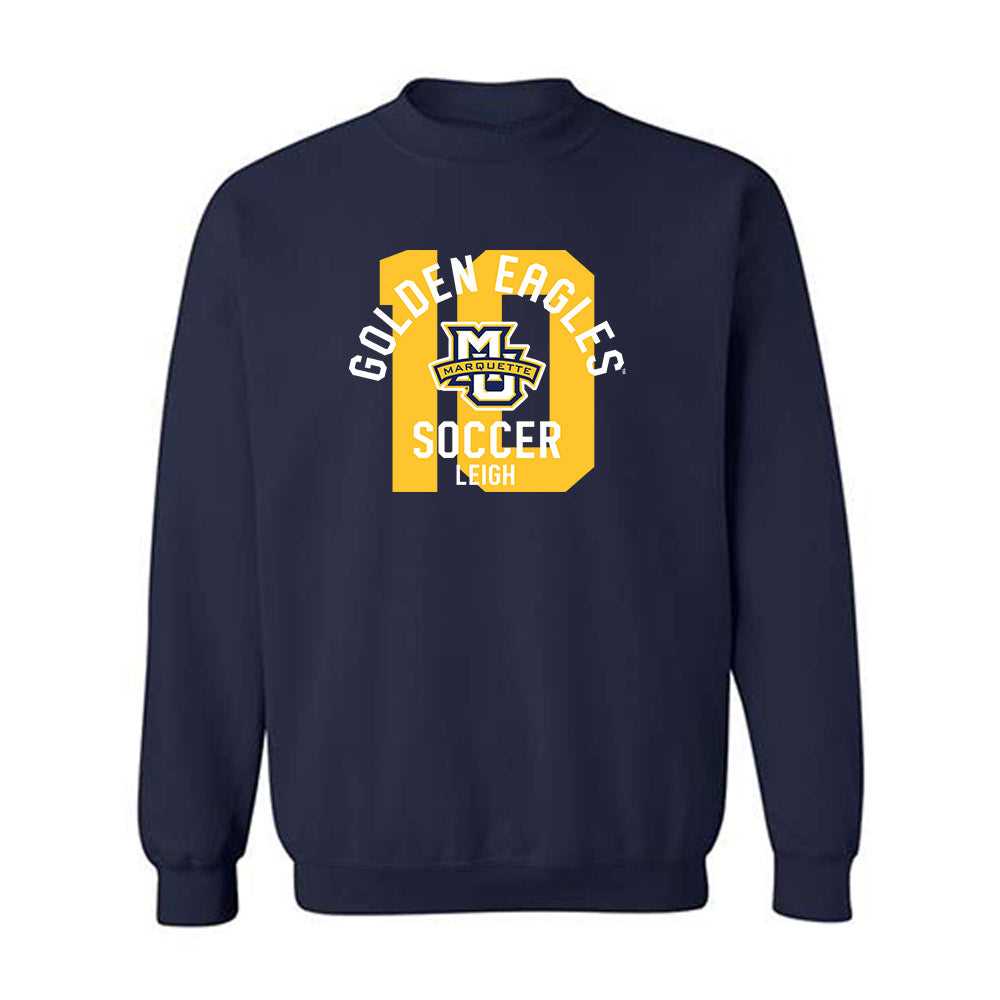 Marquette - NCAA Women's Soccer : Jocelyn Leigh - Classic Fashion Shersey Crewneck Sweatshirt-0
