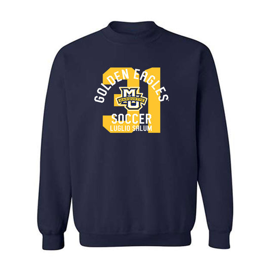 Marquette - NCAA Men's Soccer : Renan Luglio Salum - Classic Fashion Shersey Crewneck Sweatshirt