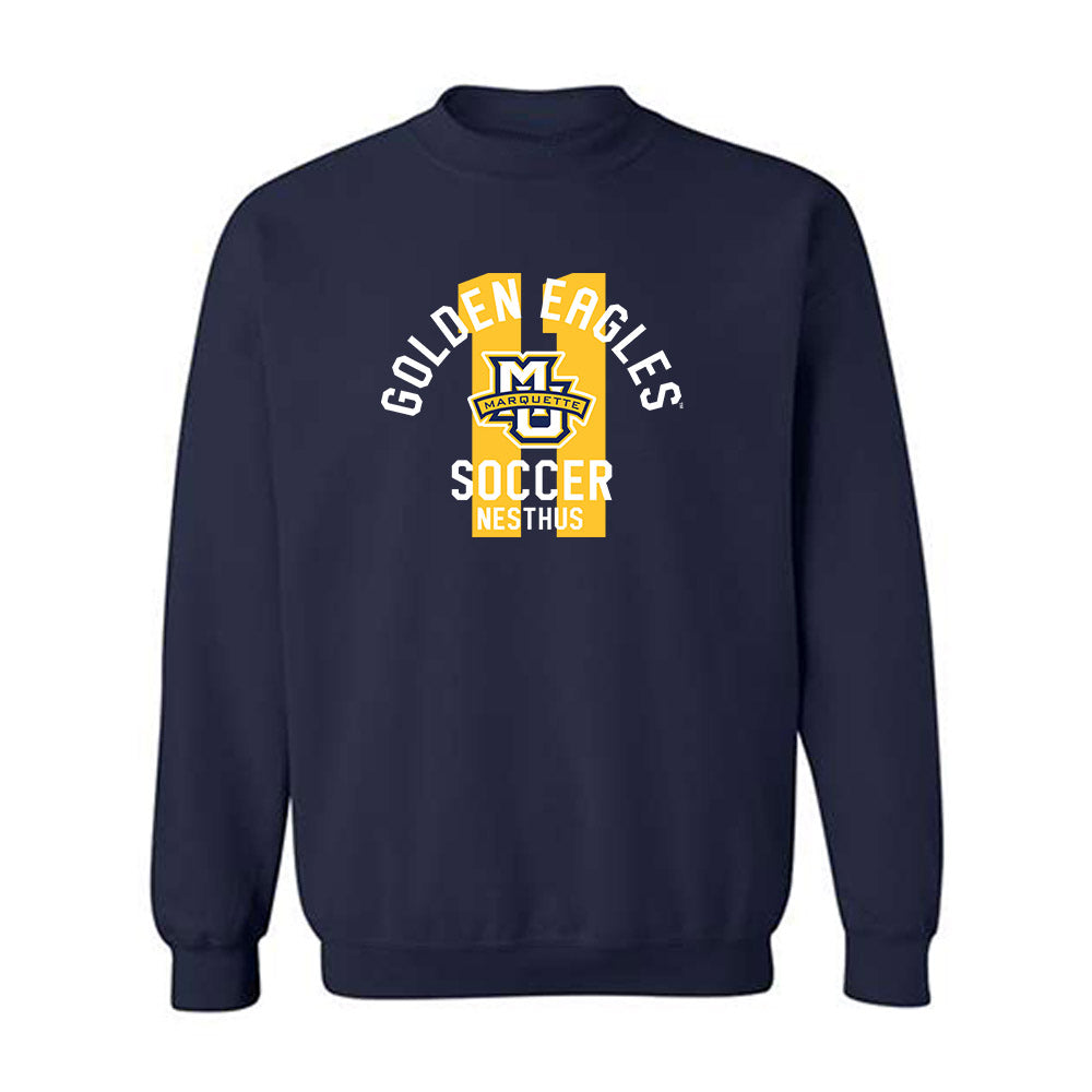 Marquette - NCAA Men's Soccer : Lucas Nesthus - Classic Fashion Shersey Crewneck Sweatshirt-0