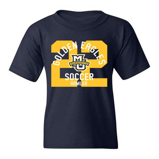 Marquette - NCAA Men's Soccer : Clayton Hamler - Classic Fashion Shersey Youth T-Shirt-0