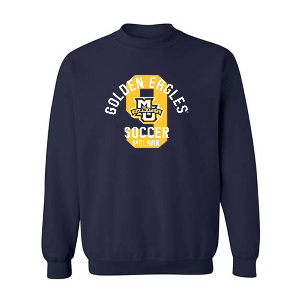 Marquette - NCAA Men's Soccer : Bence Molnar - Classic Fashion Shersey Crewneck Sweatshirt-0