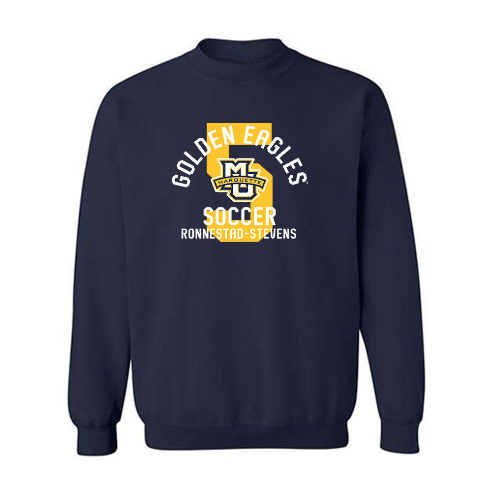 Marquette - NCAA Men's Soccer : Tristan Ronnestad-Stevens - Classic Fashion Shersey Crewneck Sweatshirt-0