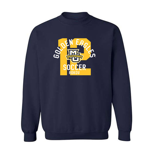 Marquette - NCAA Men's Soccer : Gabriel Rokov - Classic Fashion Shersey Crewneck Sweatshirt