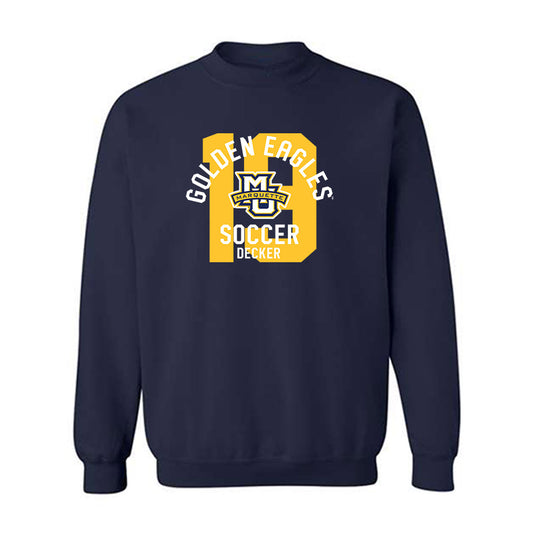 Marquette - NCAA Women's Soccer : Meg Decker - Classic Fashion Shersey Crewneck Sweatshirt-0