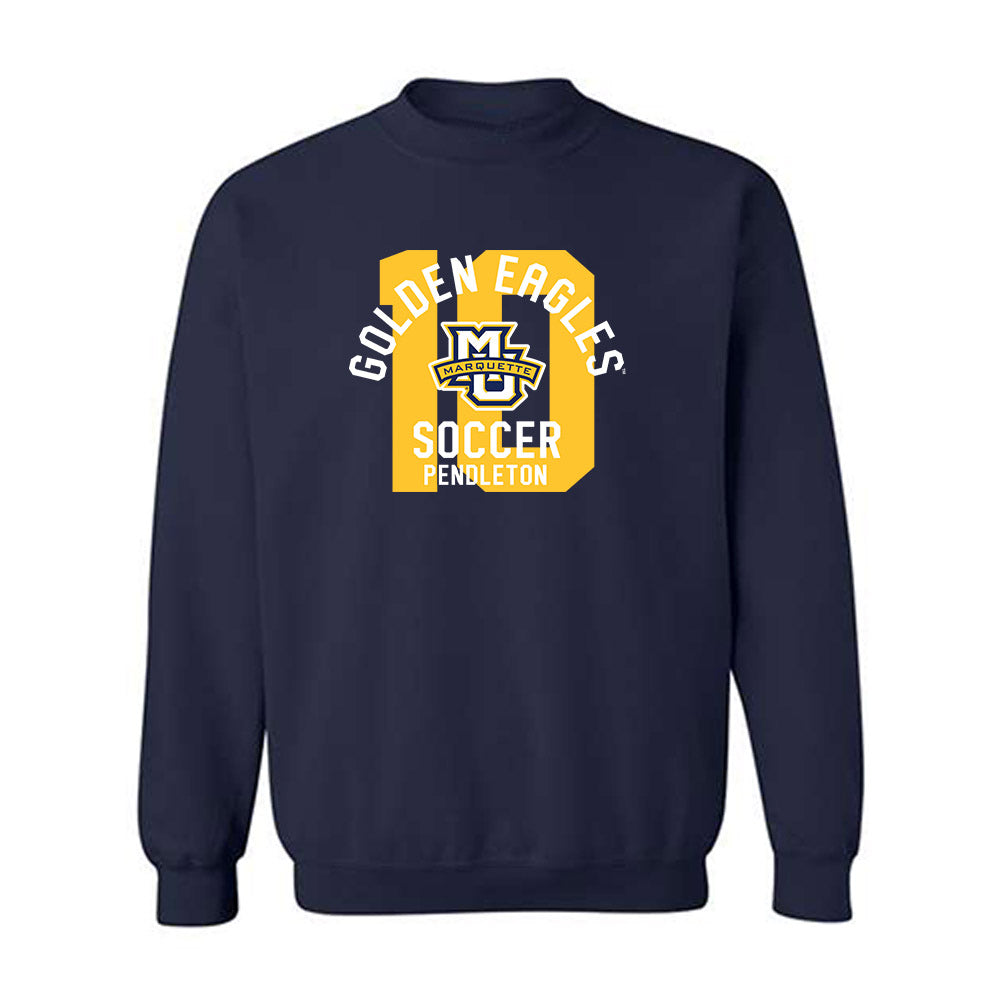 Marquette - NCAA Men's Soccer : Nico Pendleton - Classic Fashion Shersey Crewneck Sweatshirt-0