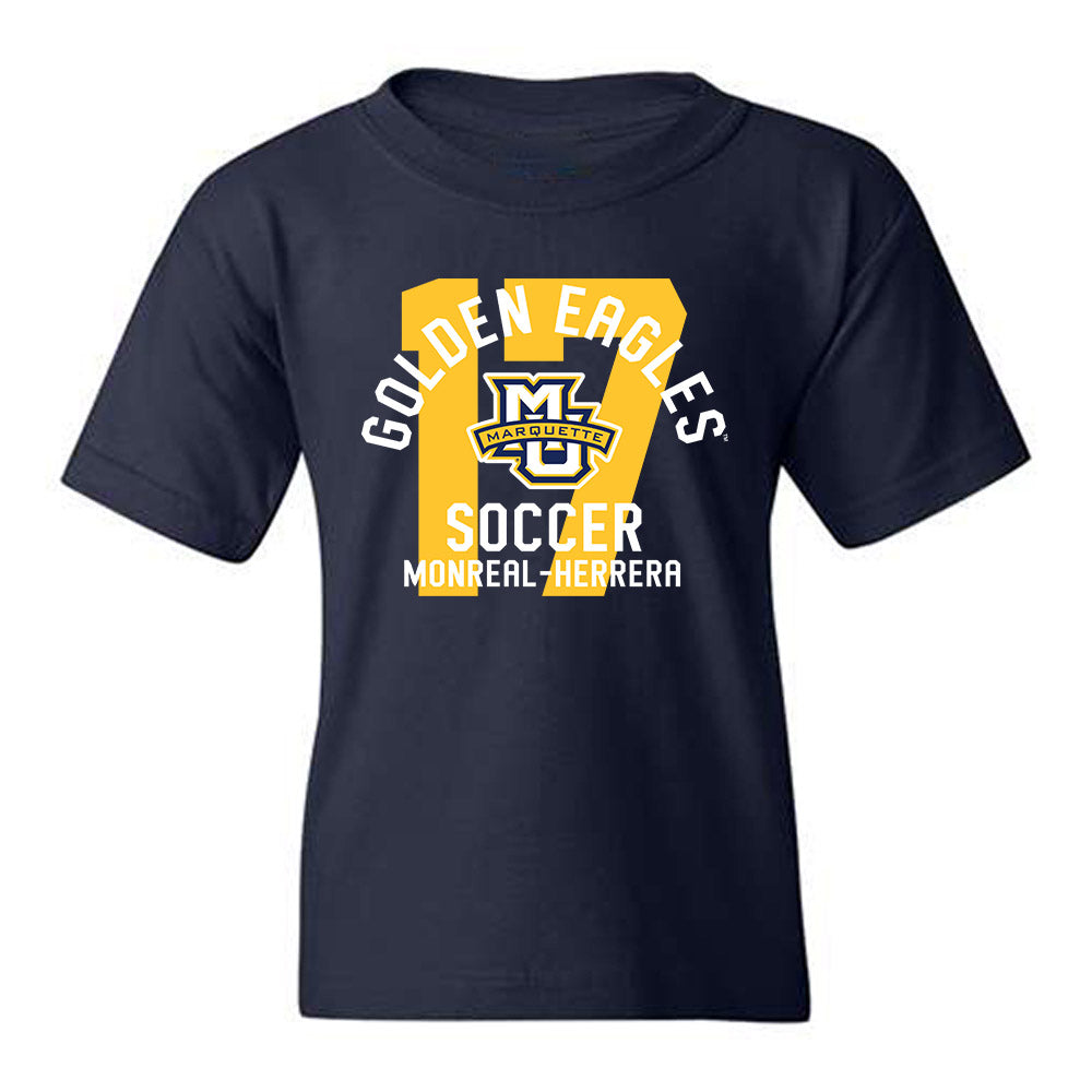 Marquette - NCAA Men's Soccer : Jonathan Monreal-Herrera - Classic Fashion Shersey Youth T-Shirt-0