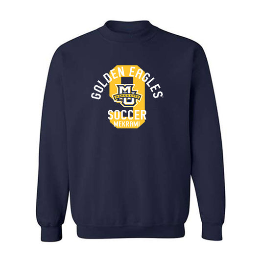 Marquette - NCAA Men's Soccer : Adam Mekrami - Classic Fashion Shersey Crewneck Sweatshirt-0