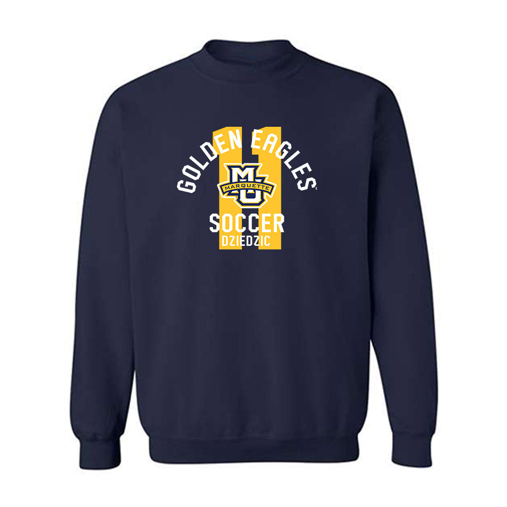 Marquette - NCAA Women's Soccer : Paige Dziedzic - Classic Fashion Shersey Crewneck Sweatshirt-0