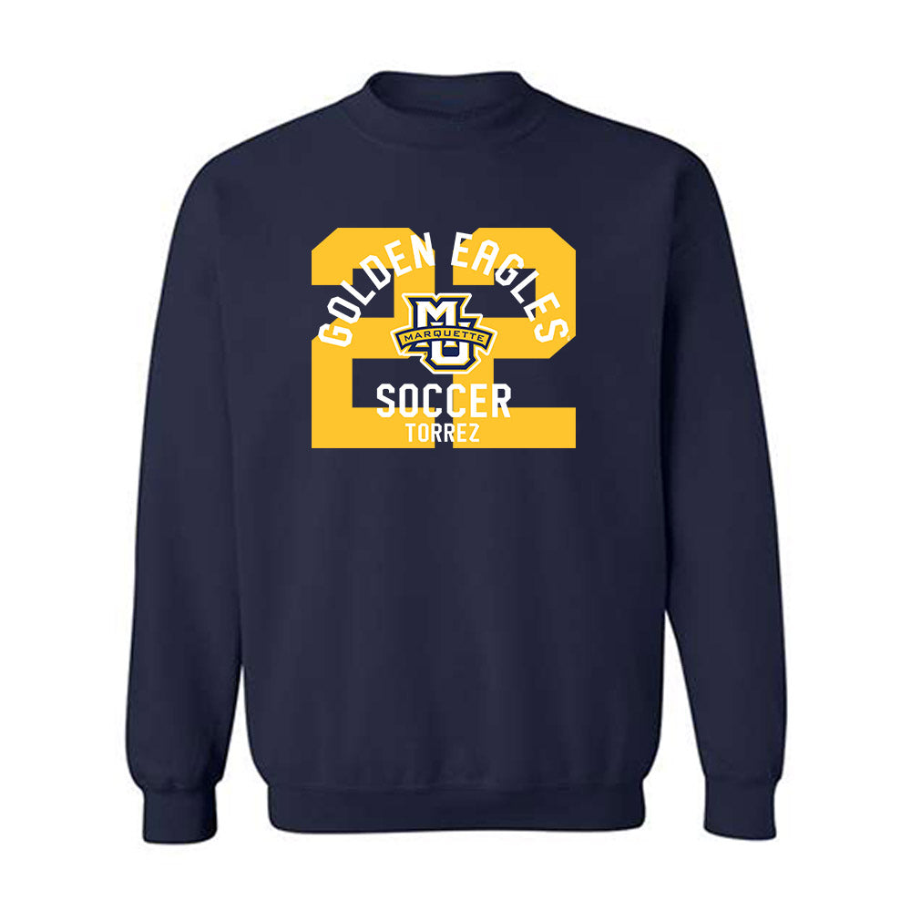 Marquette - NCAA Men's Soccer : Hudson Torrez - Classic Fashion Shersey Crewneck Sweatshirt