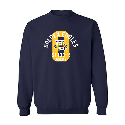 Marquette - NCAA Women's Soccer : Anna Jenkins - Classic Fashion Shersey Crewneck Sweatshirt-0